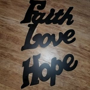 3 wall signs